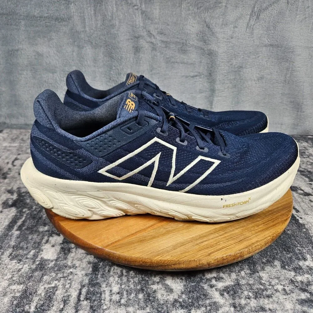 New Balance Fresh Foam X 1080v13 Mens Size 13 Navy White Running Shoes Sneakers